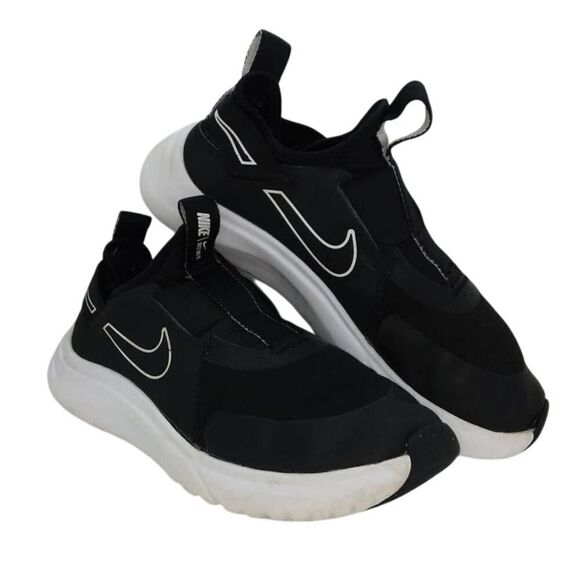 Nike Flex Plus G5 Boys Pre-owned Black React Slip-on Sneakers - sz. 6 1/2Y - Picture 1 of 6